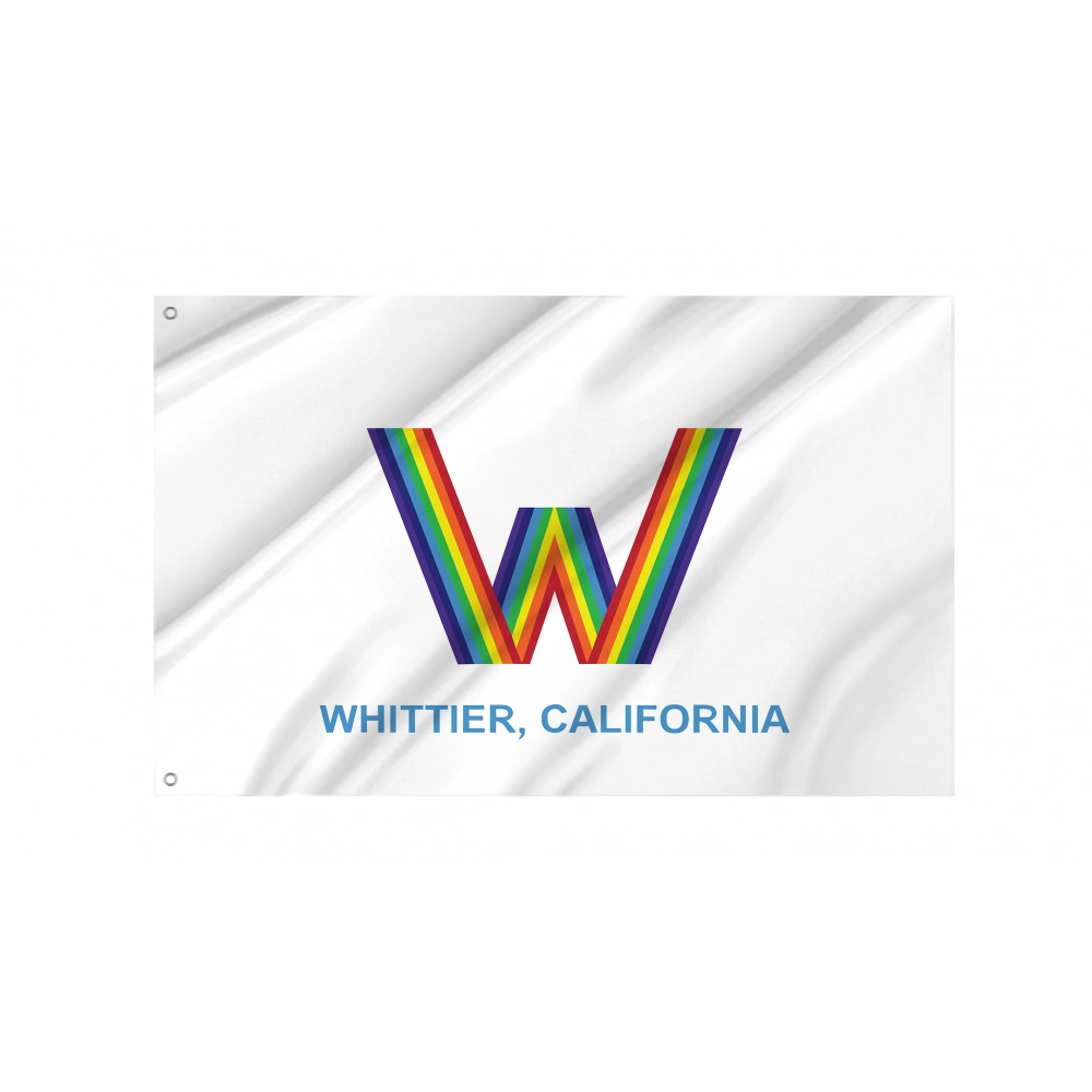 Whittier, California Flag for Indoor & Outdoor Use
