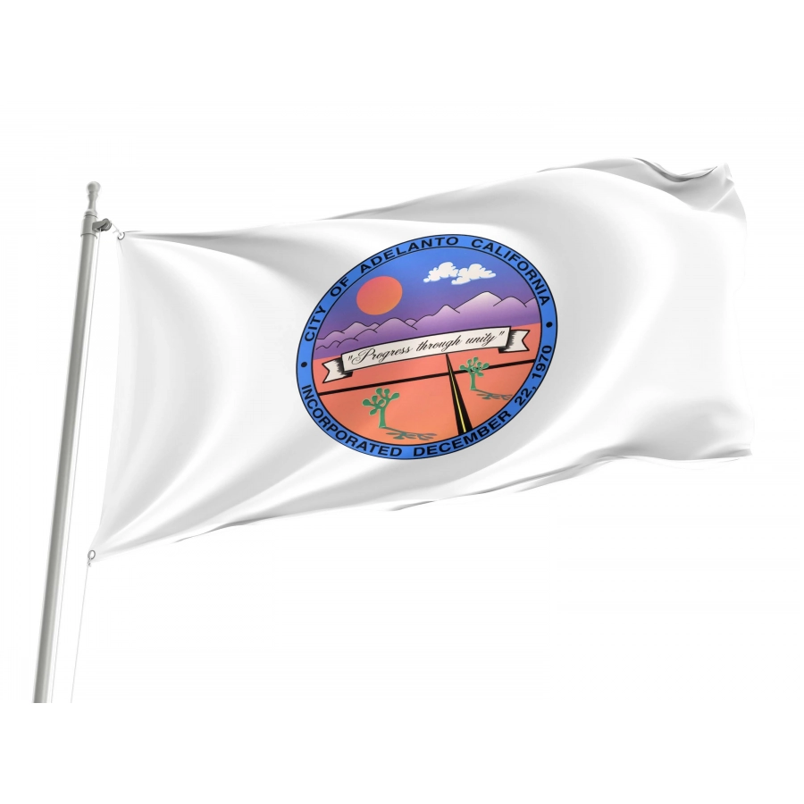 Adelanto Flag for Indoor & Outdoor Use, CA01