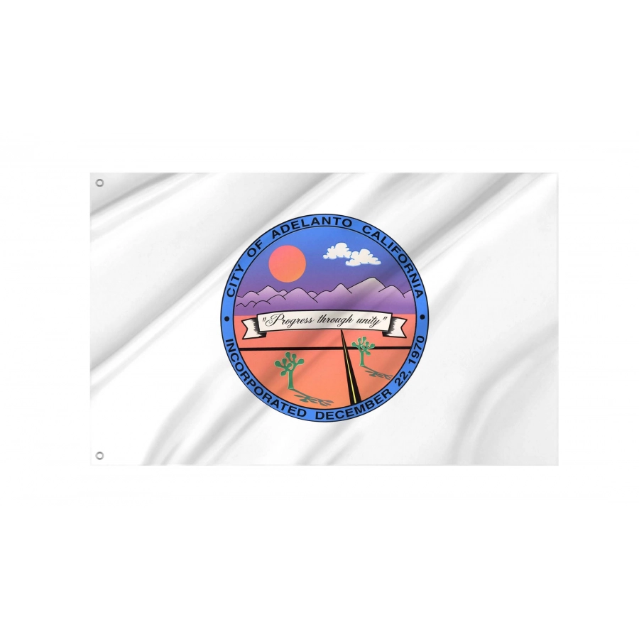 Adelanto Flag for Indoor & Outdoor Use, CA01