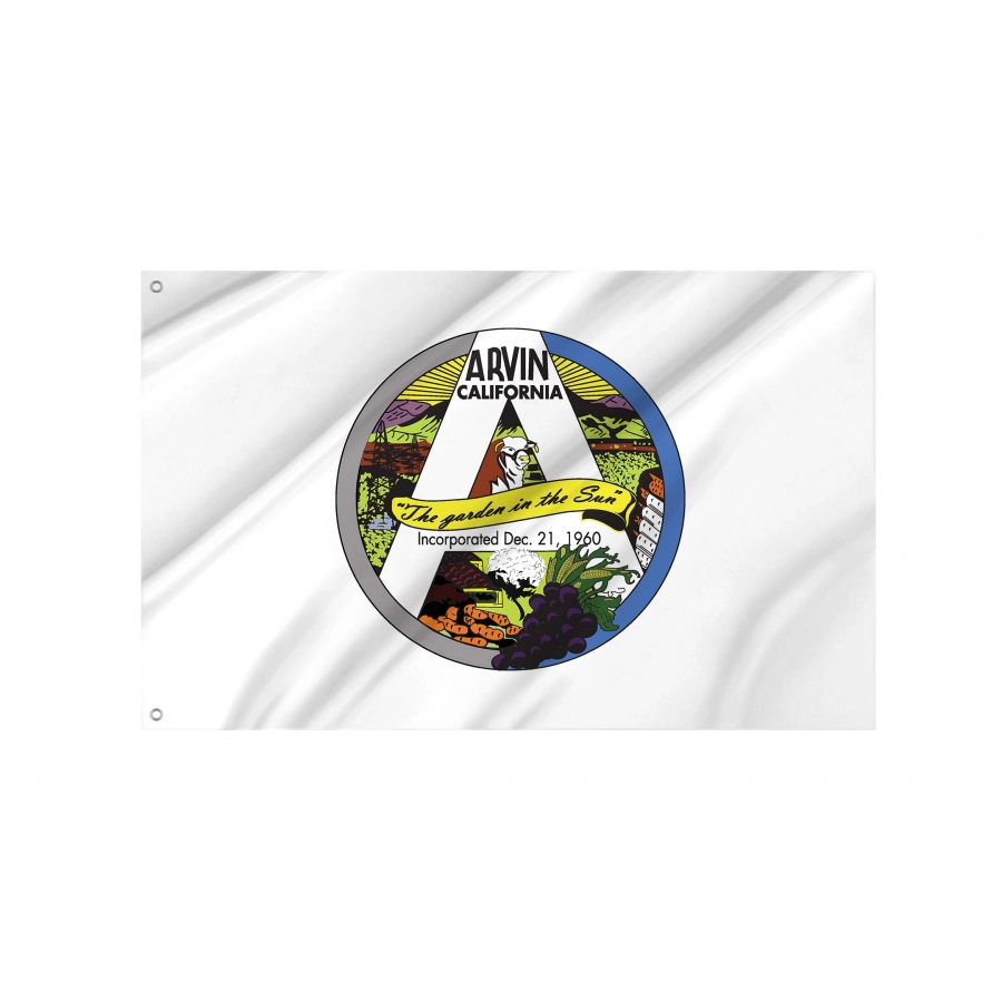 Arvin Flag for Indoor & Outdoor Use, CA02
