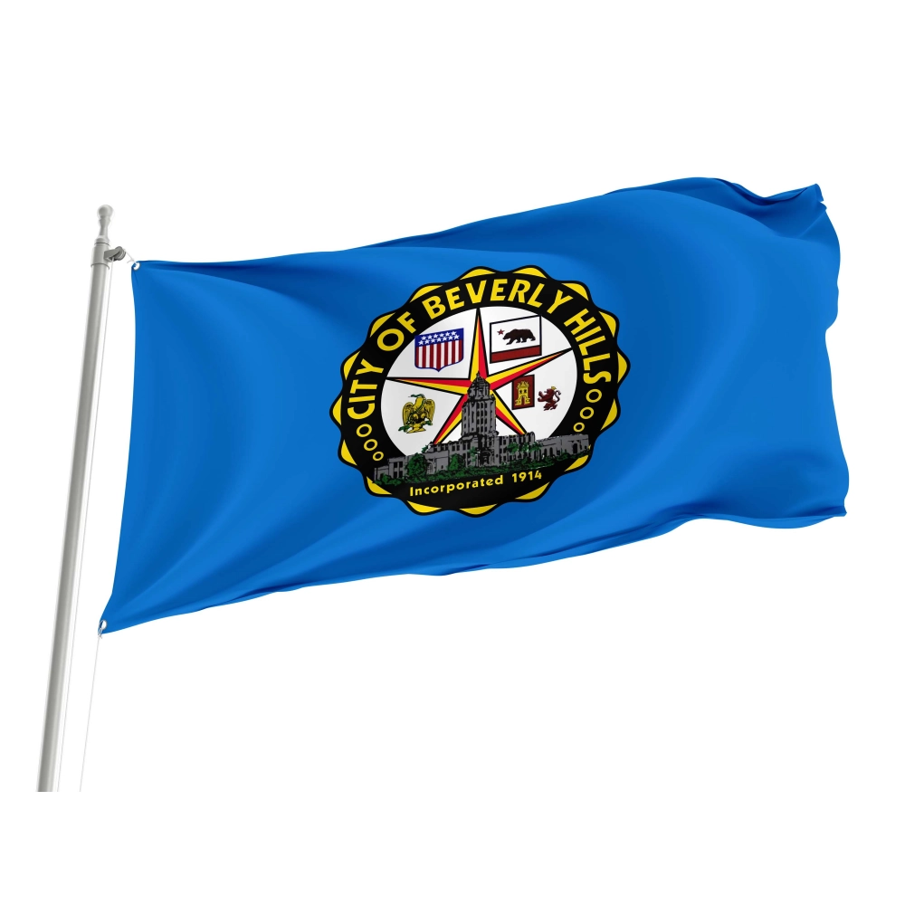 Beverly Hills Flag for Indoor & Outdoor Use