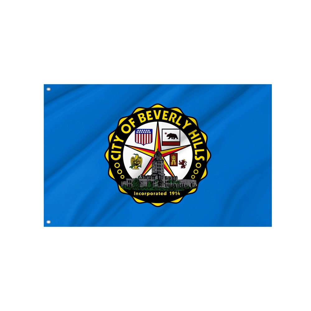 Beverly Hills Flag for Indoor & Outdoor Use