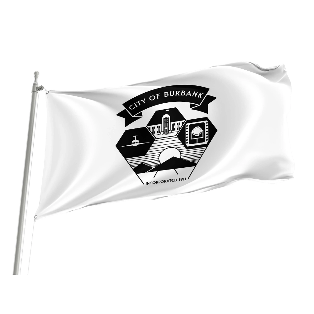 Burbank Flag for Indoor & Outdoor Use