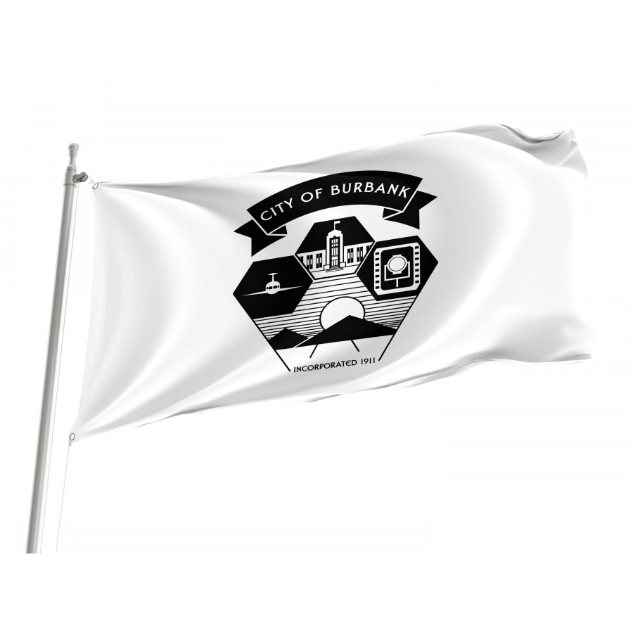 Burbank Flag for Indoor & Outdoor Use, CA07