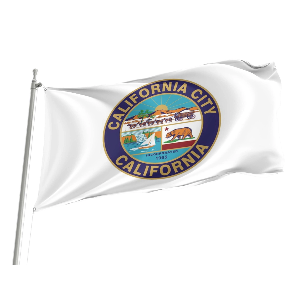 California City Flag for Indoor & Outdoor Use