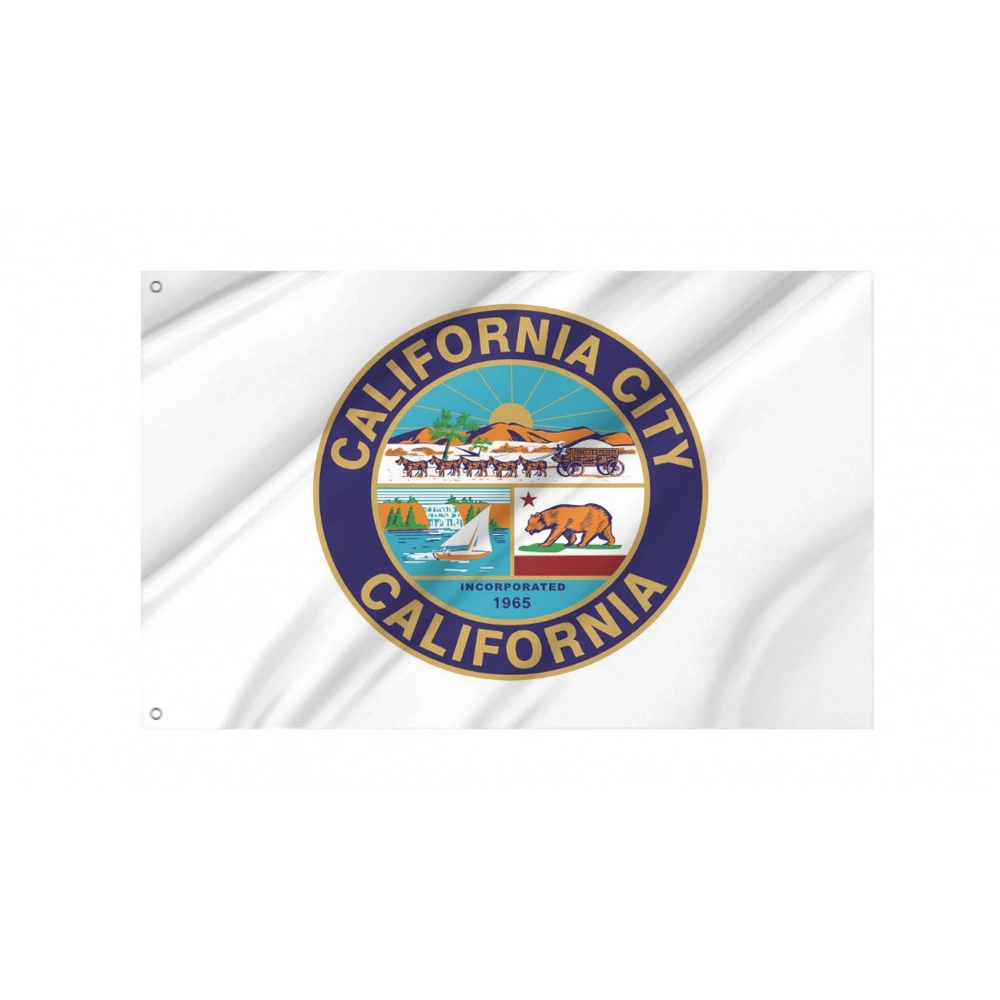 California City Flag for Indoor & Outdoor Use