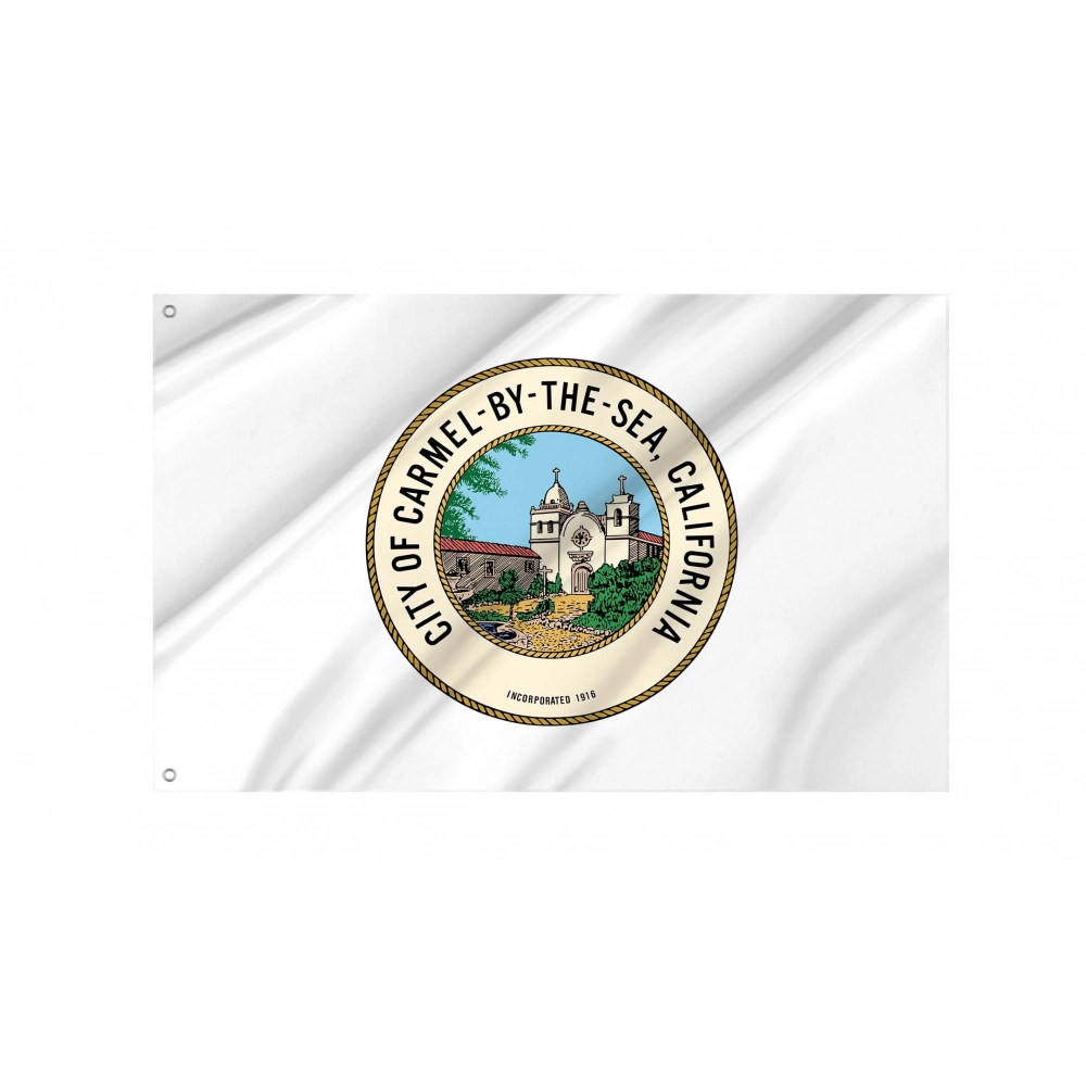 Carmel By The Sea Flag for Indoor & Outdoor Use
