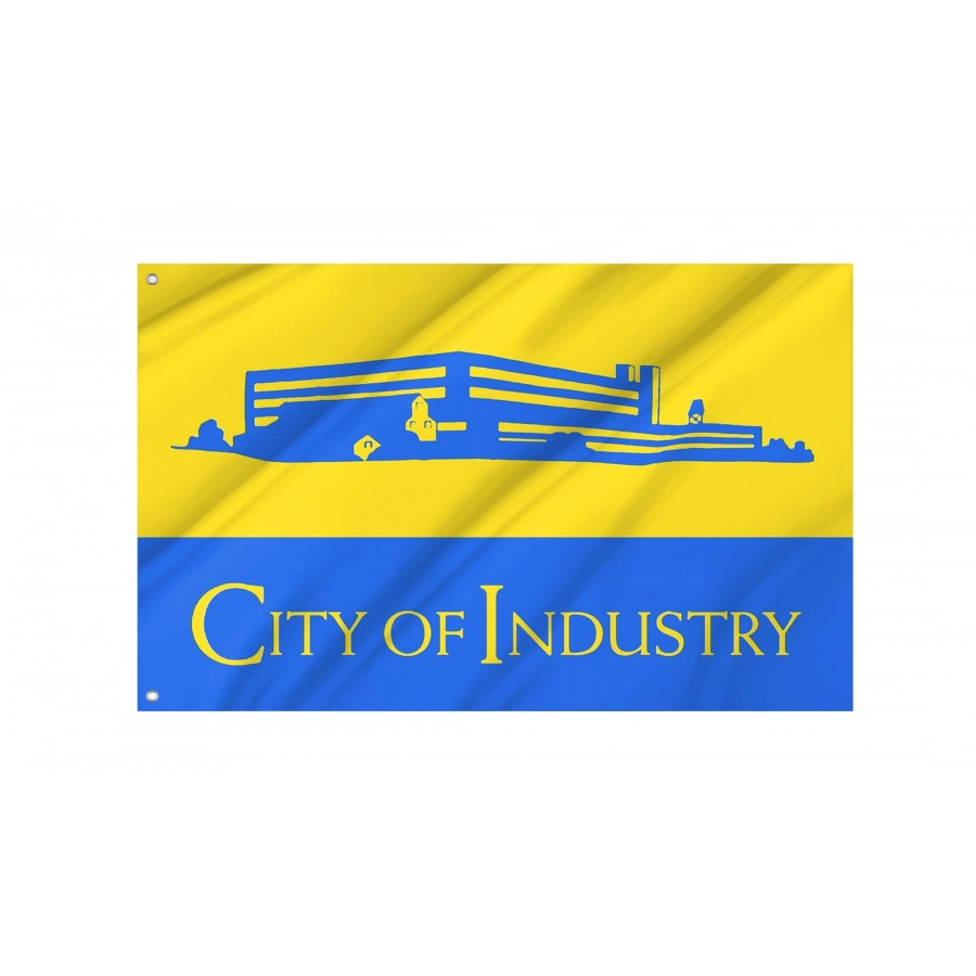 City of Industry Flag for Indoor & Outdoor Use, CALUSA10