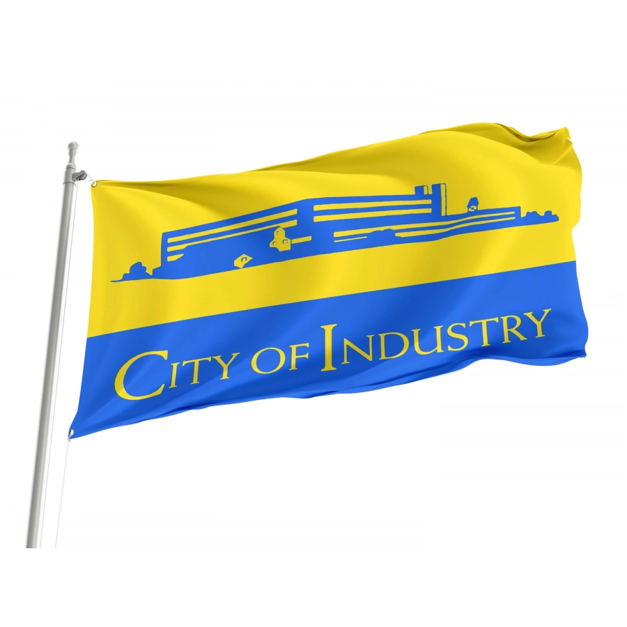 City of Industry Flag for Indoor & Outdoor Use, CALUSA10