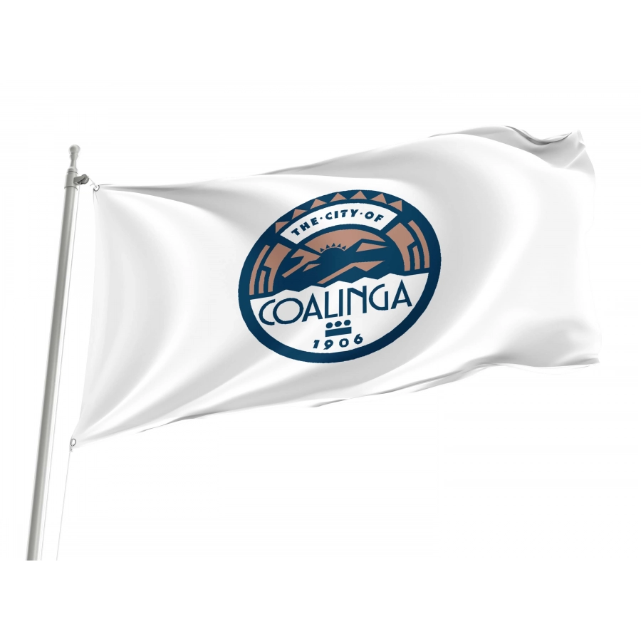 Coalinga Flag for Indoor & Outdoor Use, CA11