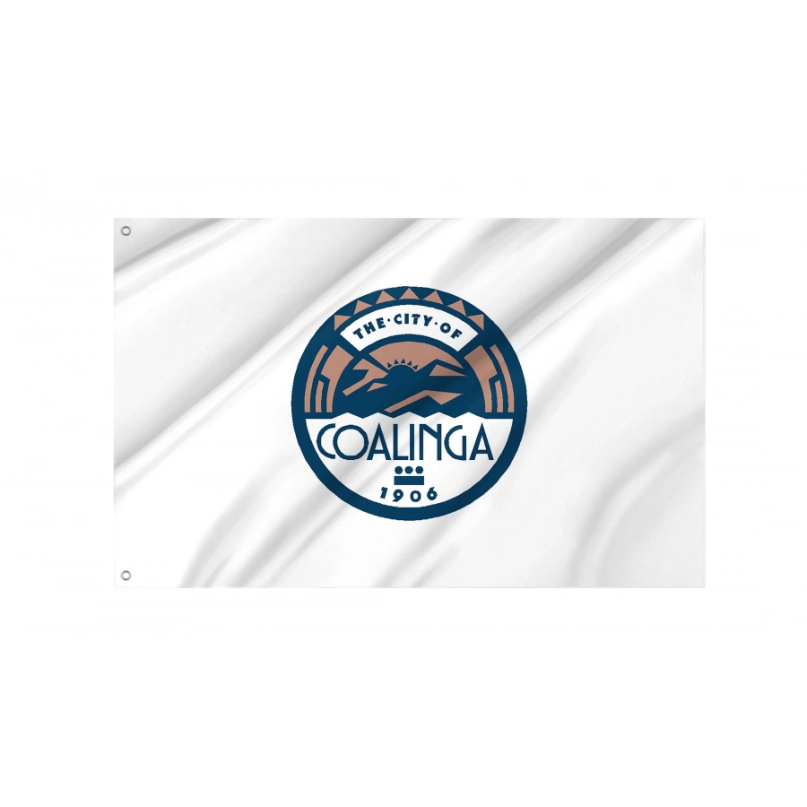 Coalinga Flag for Indoor & Outdoor Use, CA11