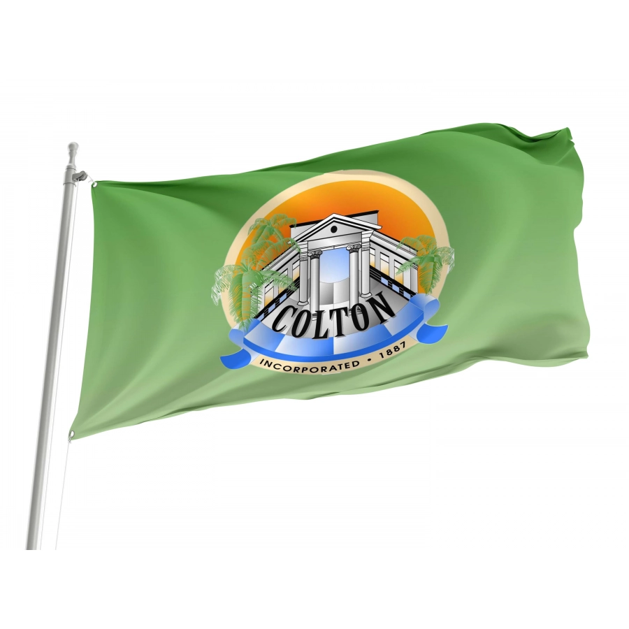 Colton Flag for Indoor & Outdoor Use, CA12