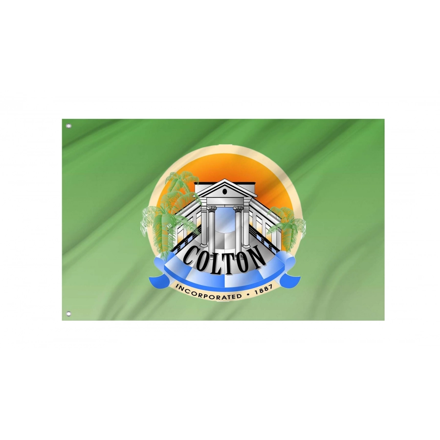 Colton Flag for Indoor & Outdoor Use, CA12