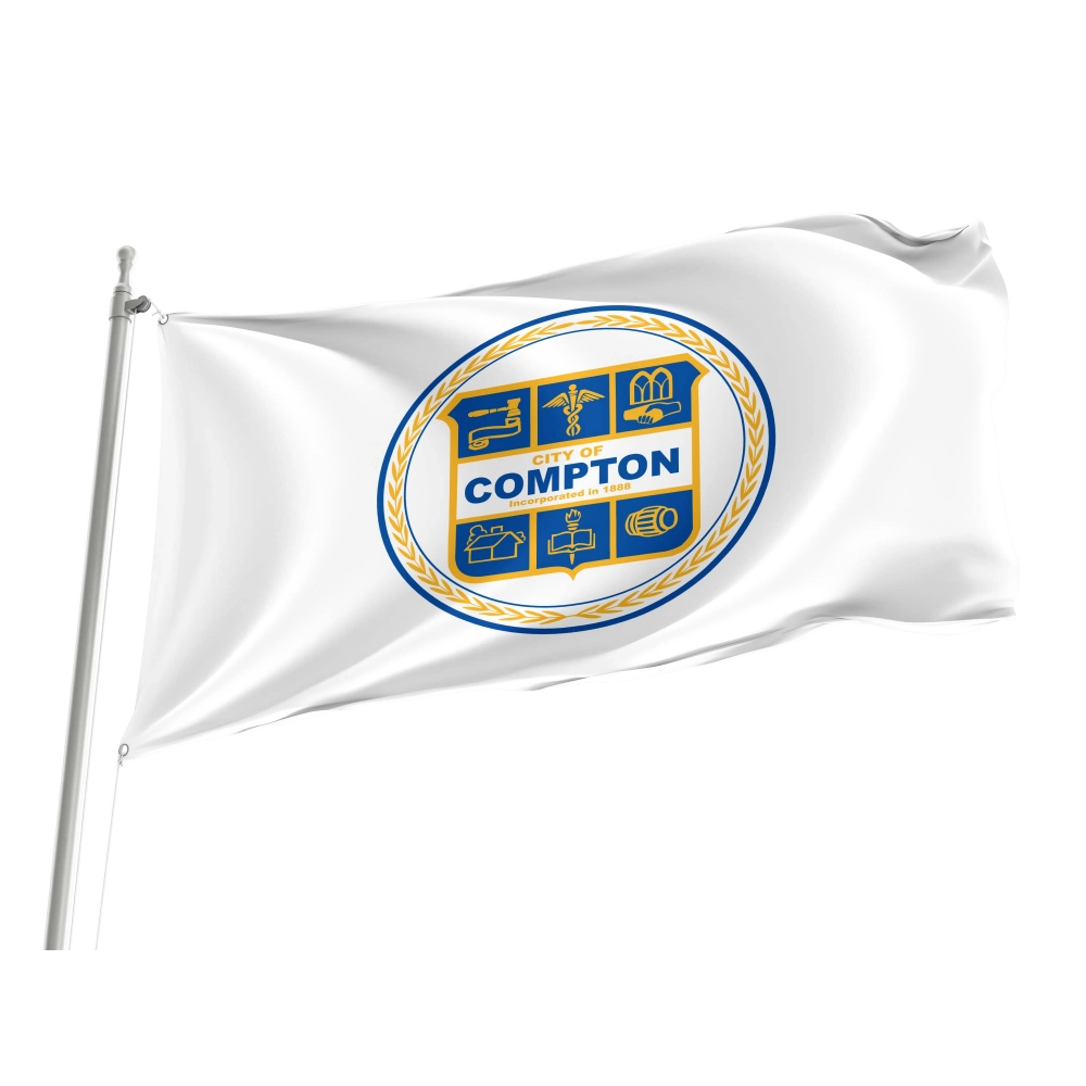 Compton Flag for Indoor & Outdoor Use