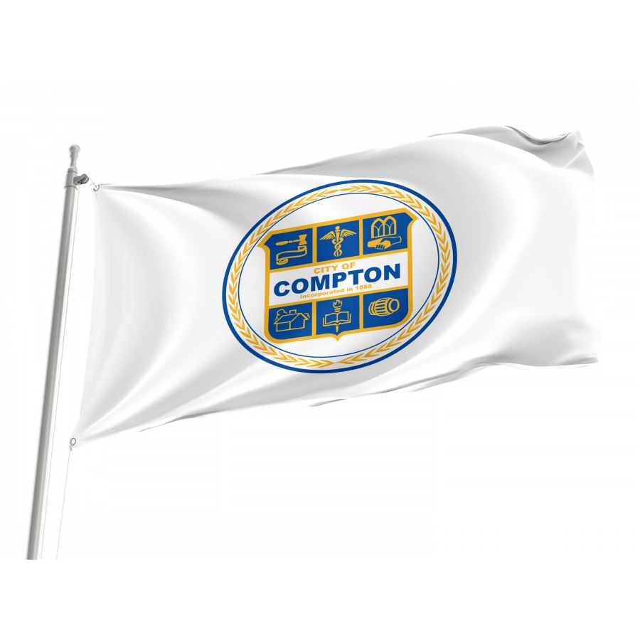 Compton Flag for Indoor & Outdoor Use, CA13