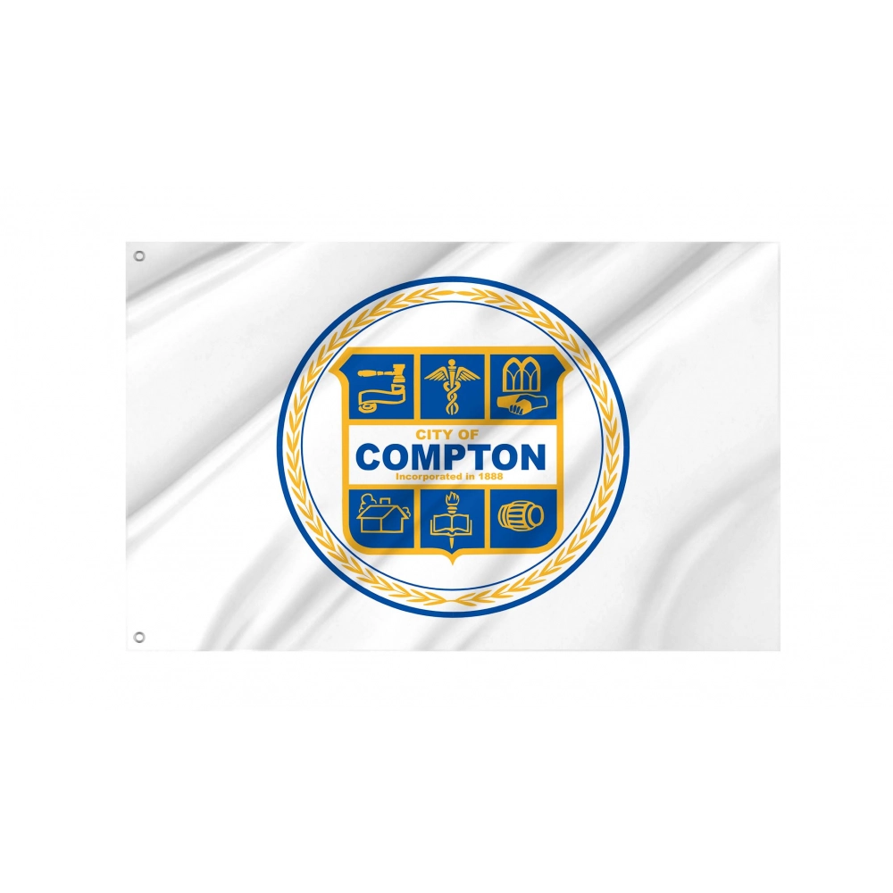 Compton Flag for Indoor & Outdoor Use