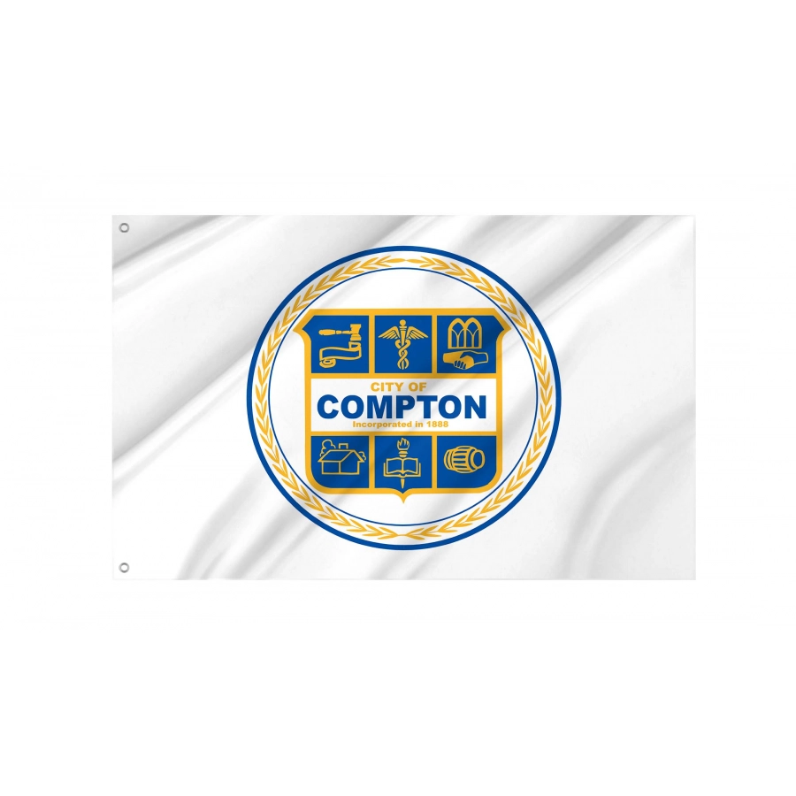 Compton Flag for Indoor & Outdoor Use, CA13