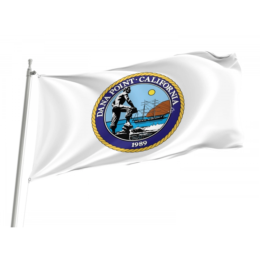 Dana Point Flag for Indoor & Outdoor Use, CA15