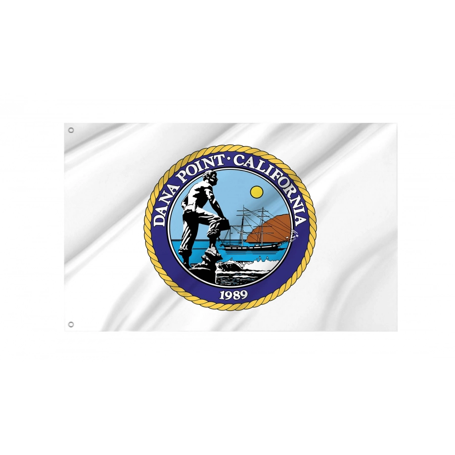 Dana Point Flag for Indoor & Outdoor Use, CA15