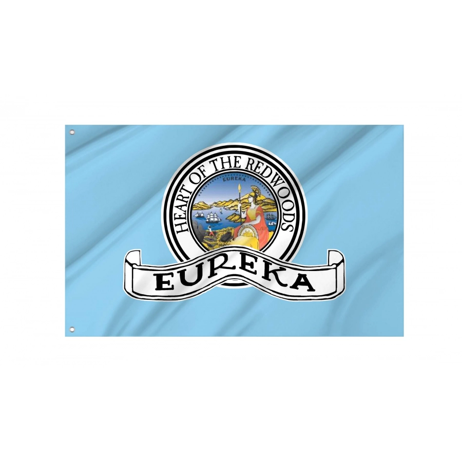 Eureka, California Flag for Indoor & Outdoor Use, CALUSA07
