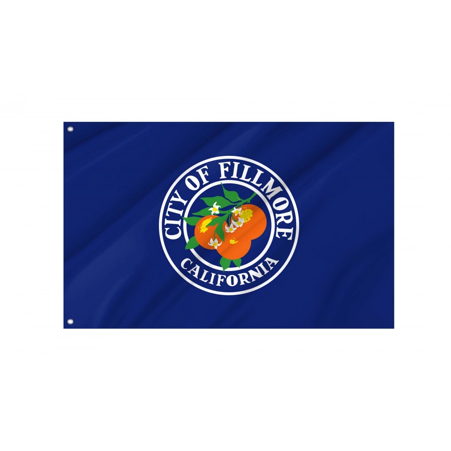 Fillmore Flag for Indoor & Outdoor Use, CALUSA08