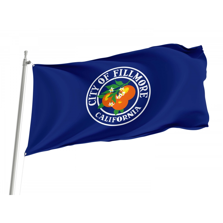 Fillmore Flag for Indoor & Outdoor Use, CALUSA08