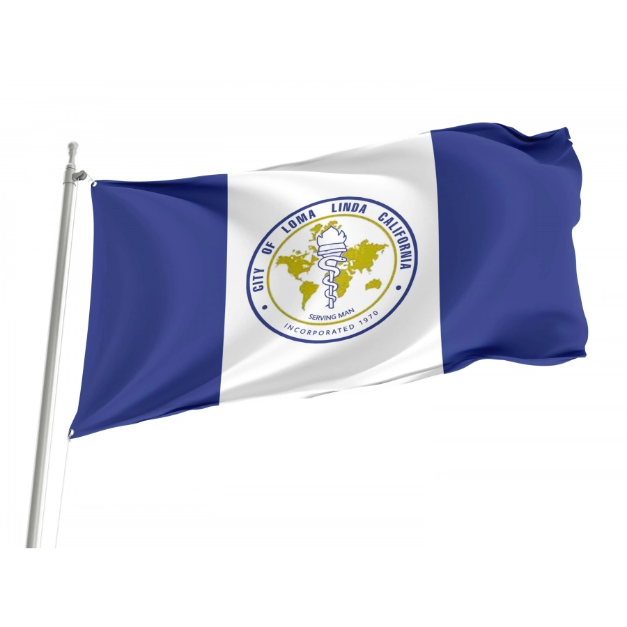 Loma Linda Flag for Indoor & Outdoor Use, USA158