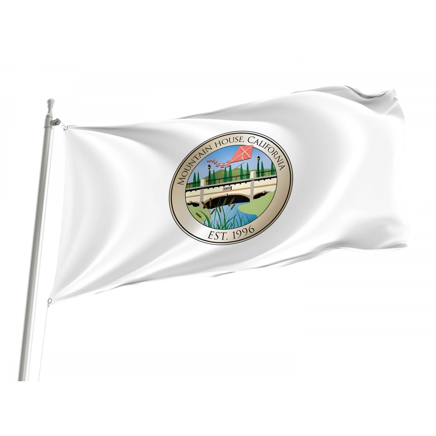 Mountain House, California Flag for Indoor & Outdoor Use, USA161