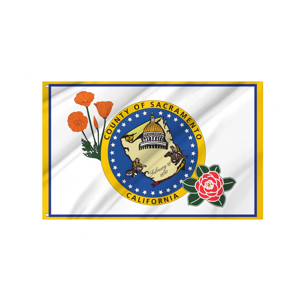 Sacramento County Flag for Indoor & Outdoor Use