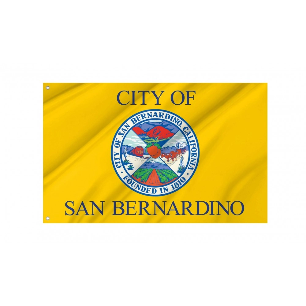 San Bernardino Flag for Indoor & Outdoor Use