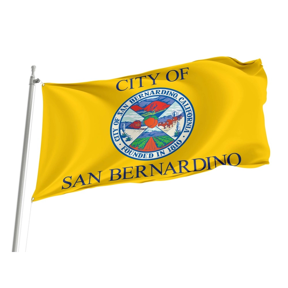San Bernardino Flag for Indoor & Outdoor Use