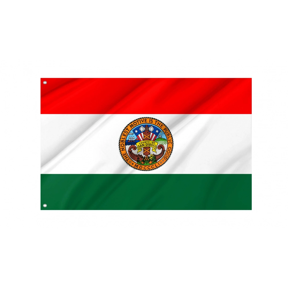 San Diego County Flag for Indoor & Outdoor Use