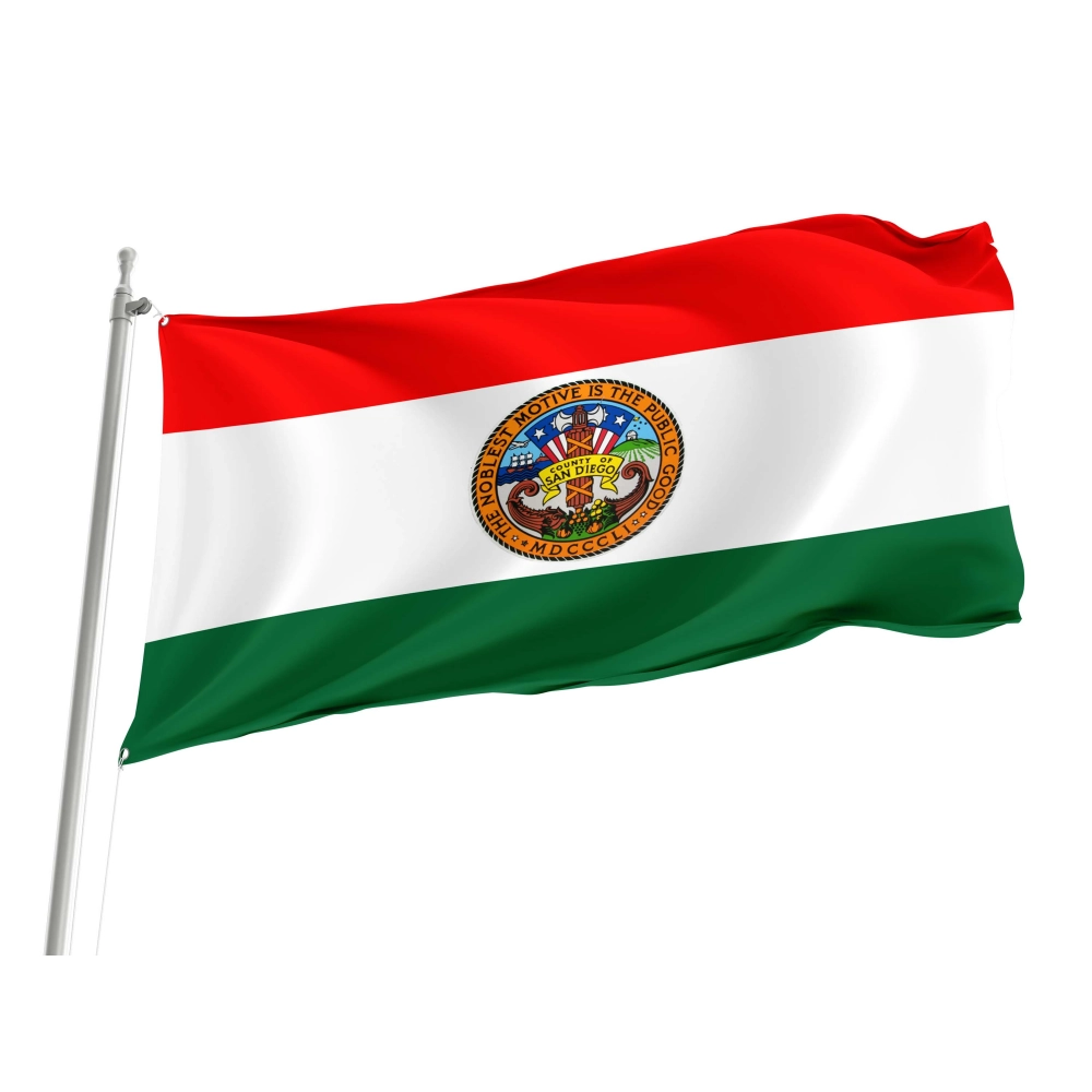 San Diego County Flag for Indoor & Outdoor Use