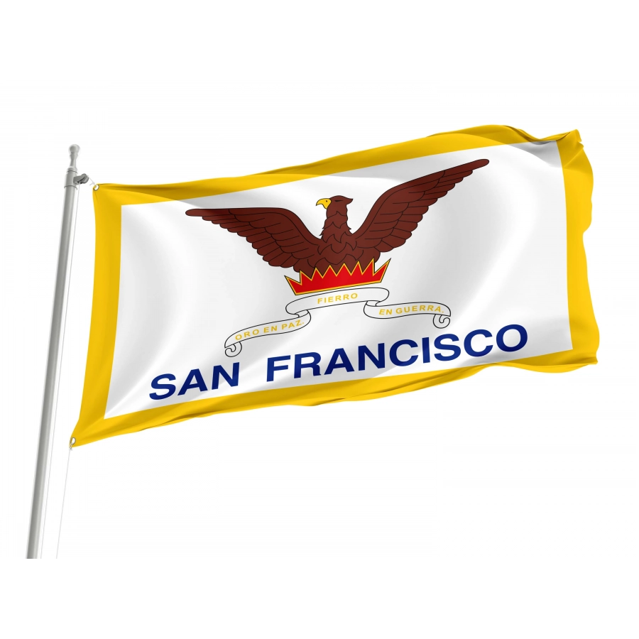 San Francisco City and County Flag for Indoor & Outdoor Use, USA153