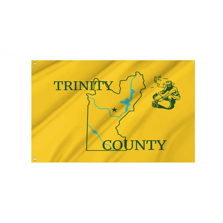 Trinity County Flag for Indoor & Outdoor Use, USA500