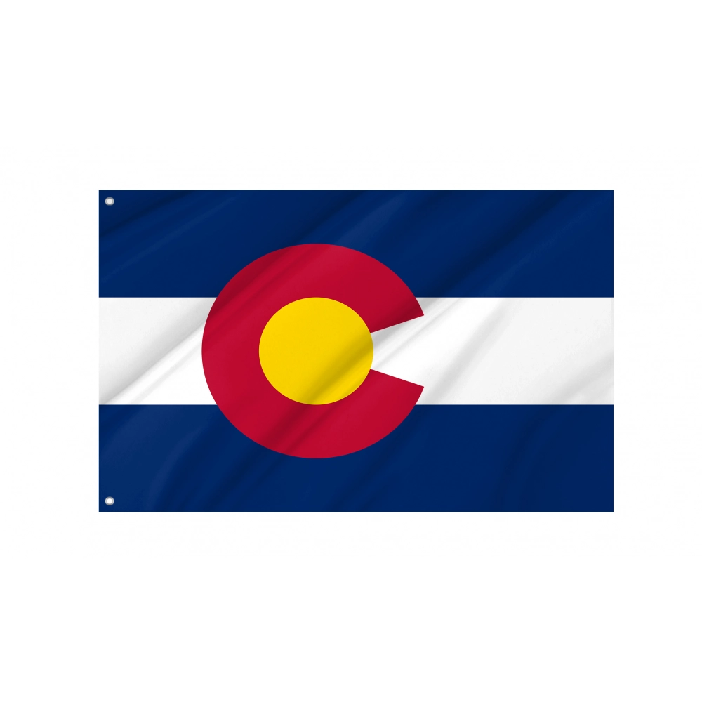 Colorado State Flag for Indoor & Outdoor Use Colorado State Flag for Indoor & Outdoor Use