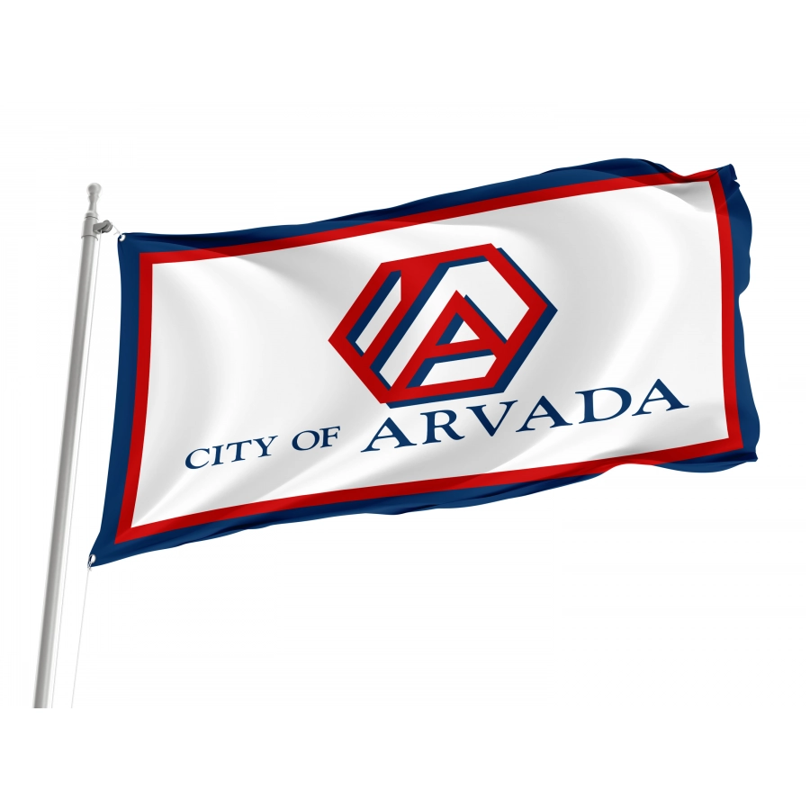 Flag of Arvada, Colorado, Patriotic Flags, Unique Design Print, Flags for Indoor & Outdoor Use