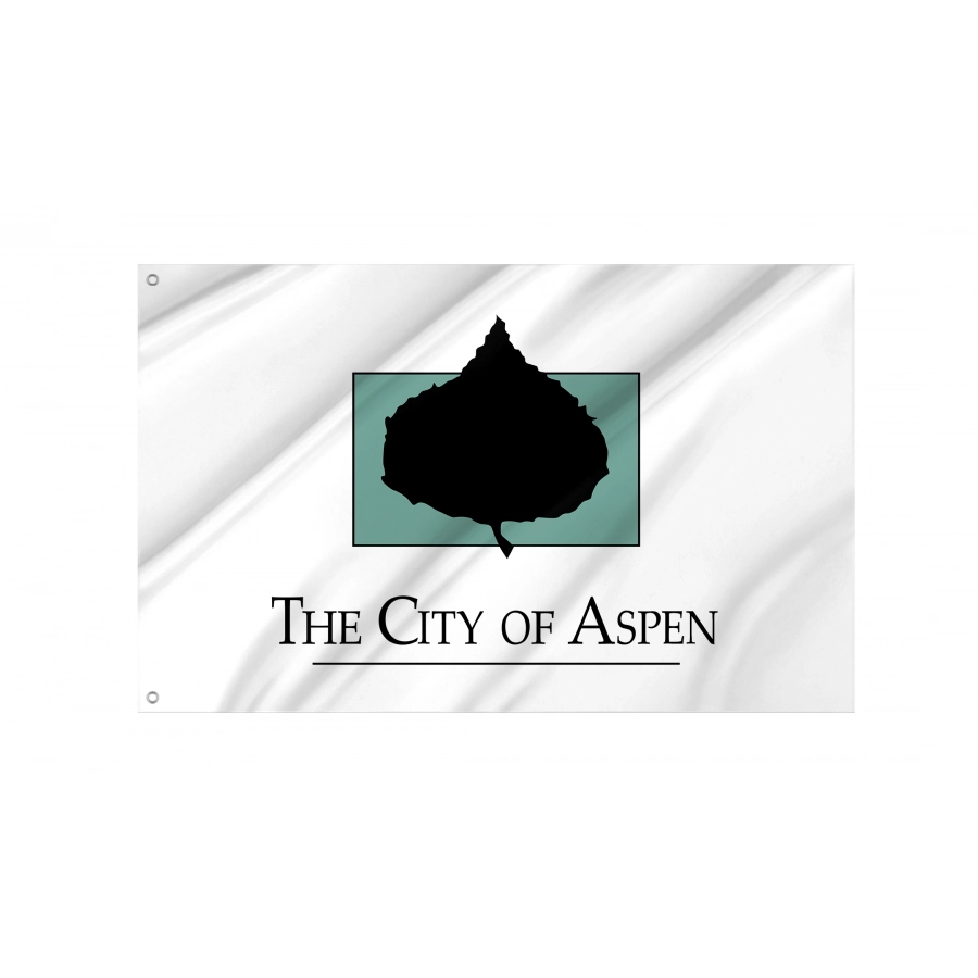 Flag of Aspen, Colorado, Patriotic Flags, Unique Design Print, Flags for Indoor & Outdoor Use