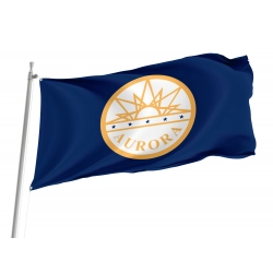 Aurora Flag for Indoor & Outdoor Use