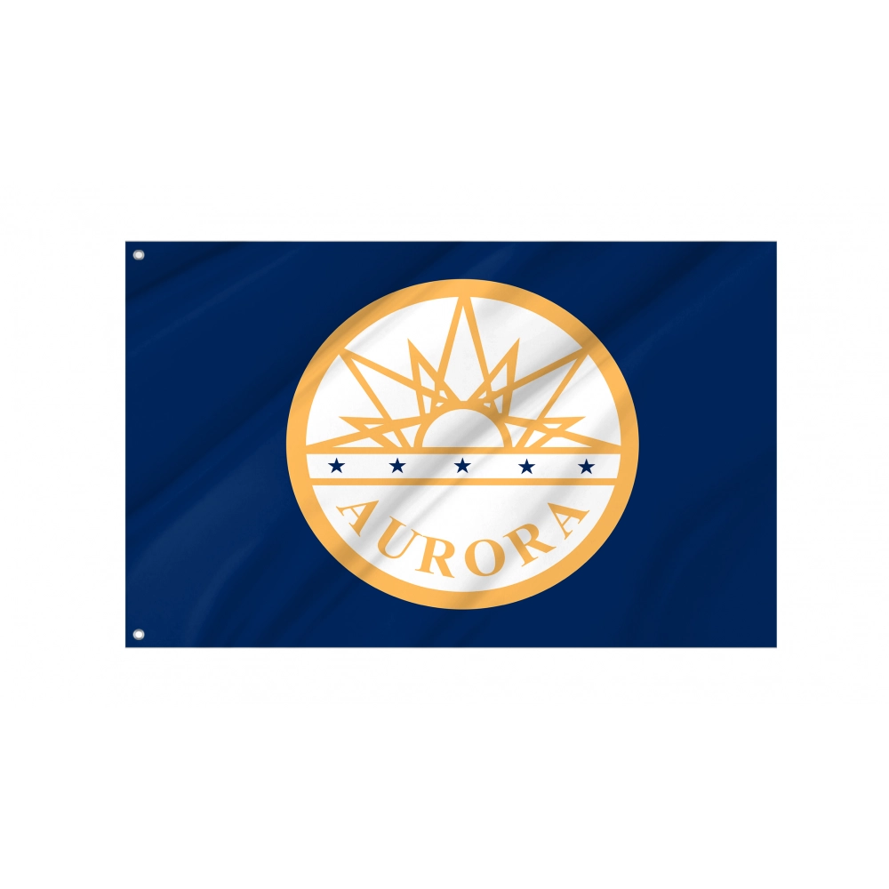 Aurora Flag for Indoor & Outdoor Use Aurora Flag for Indoor & Outdoor Use