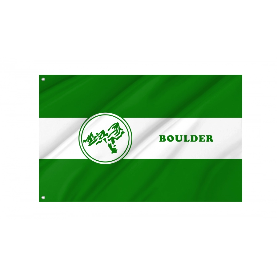 Flag of Boulder, Colorado, Patriotic Flags, Unique Design Print, Flags for Indoor & Outdoor Use