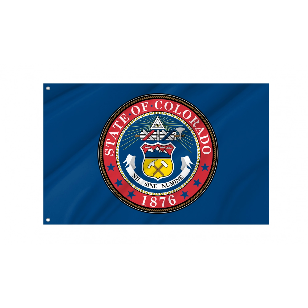 Colorado 1876-1907 Flag for Indoor & Outdoor Use