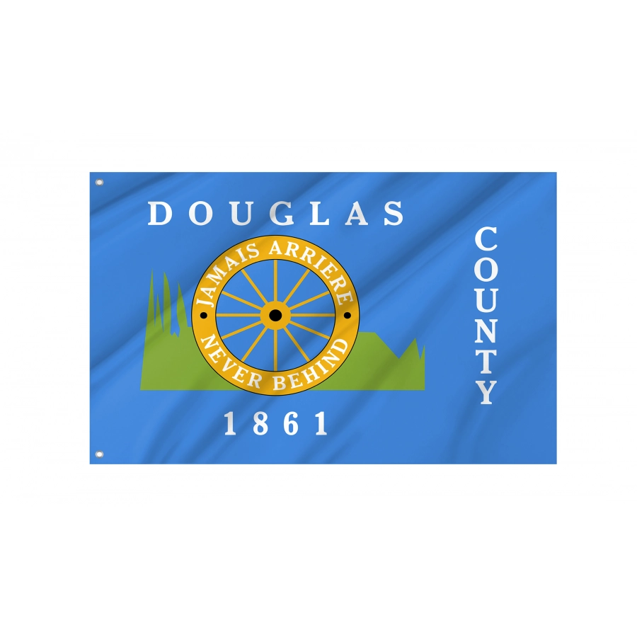 Flag of Douglas County, Colorado, Patriotic Flags, Unique Design Print, Flags for Indoor & Outdoor Use