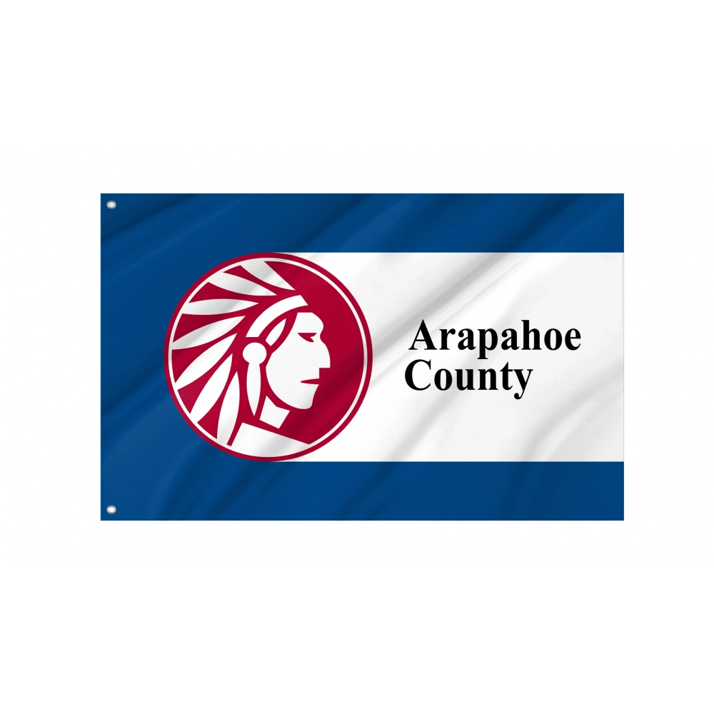 Arapahoe County Flag for Indoor & Outdoor Use Arapahoe County Flag for Indoor & Outdoor Use