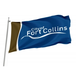 Fort Collins City Flag for Indoor & Outdoor Use