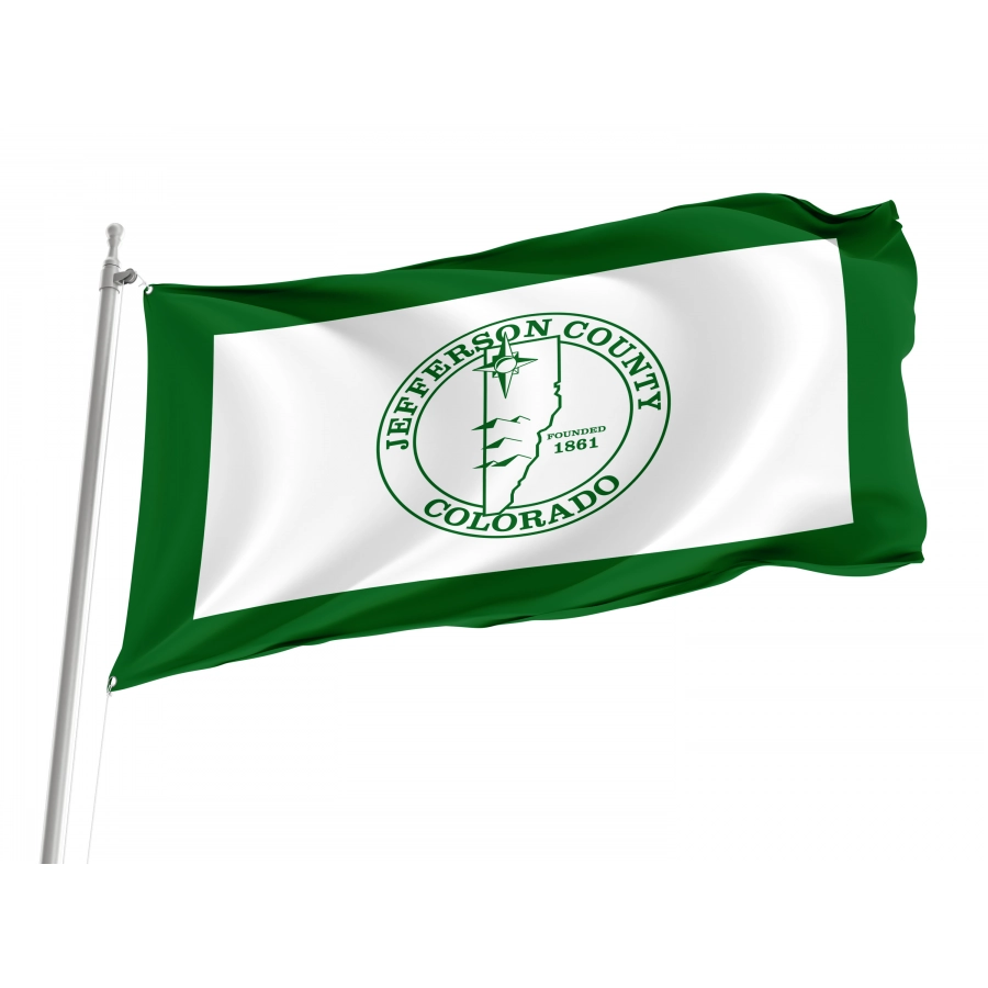 Flag of Jefferson County, Colorado, Patriotic Flags, Unique Design Print, Flags for Indoor & Outdoor Use
