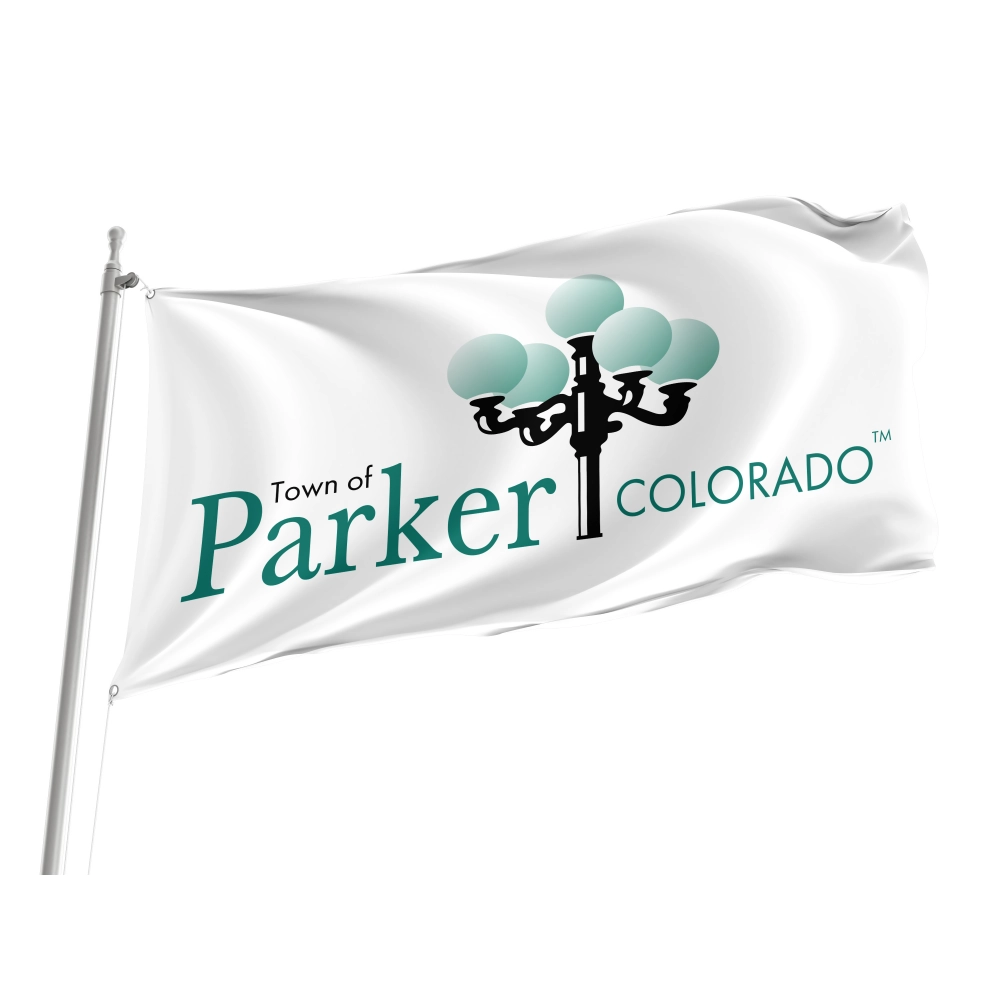 Parker Town, Colorado Flag for Indoor & Outdoor Use