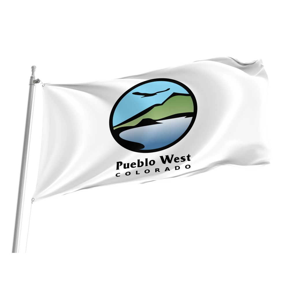Pueblo West Flag for Indoor & Outdoor Use