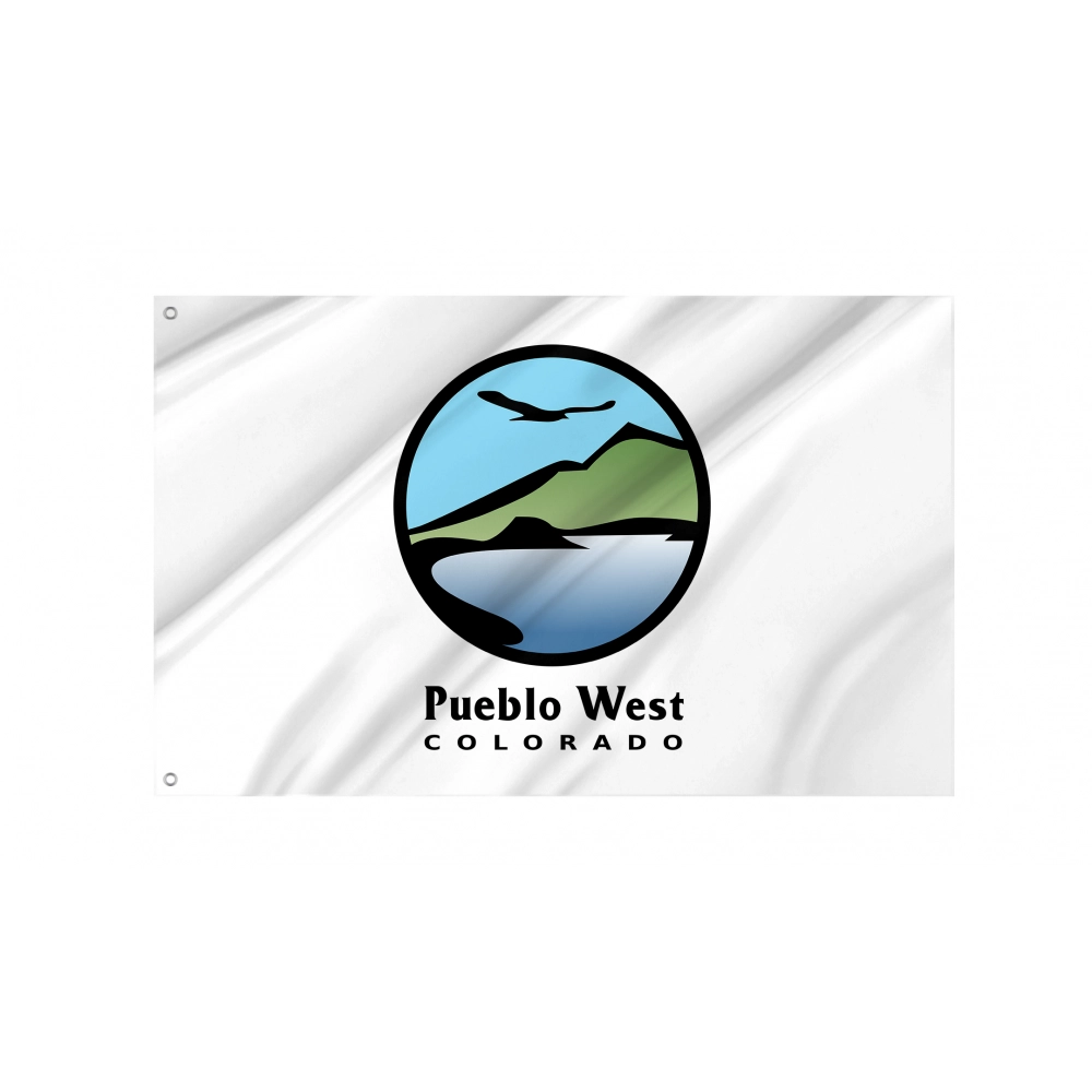 Pueblo West Flag for Indoor & Outdoor Use