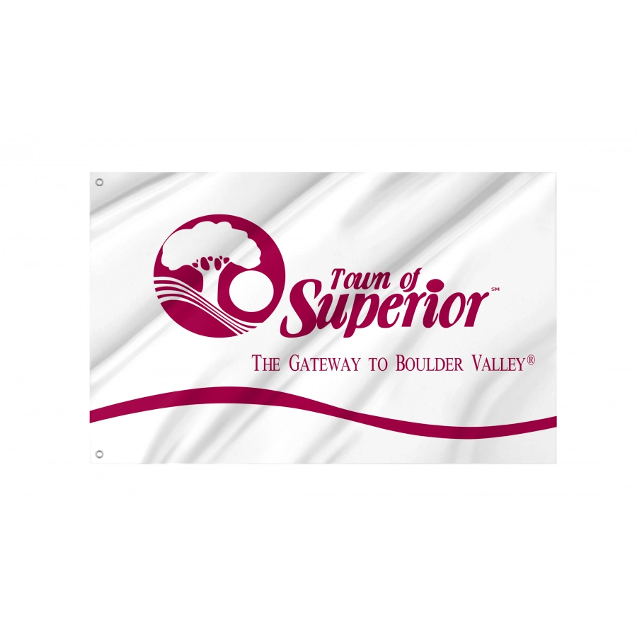 Flag of Superior, Colorado, Patriotic Flags, Unique Design Print, Flags for Indoor & Outdoor Use